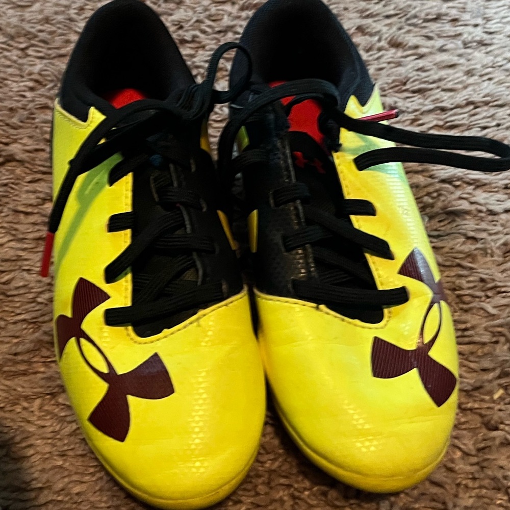 Under Armour Black and Red Shoes